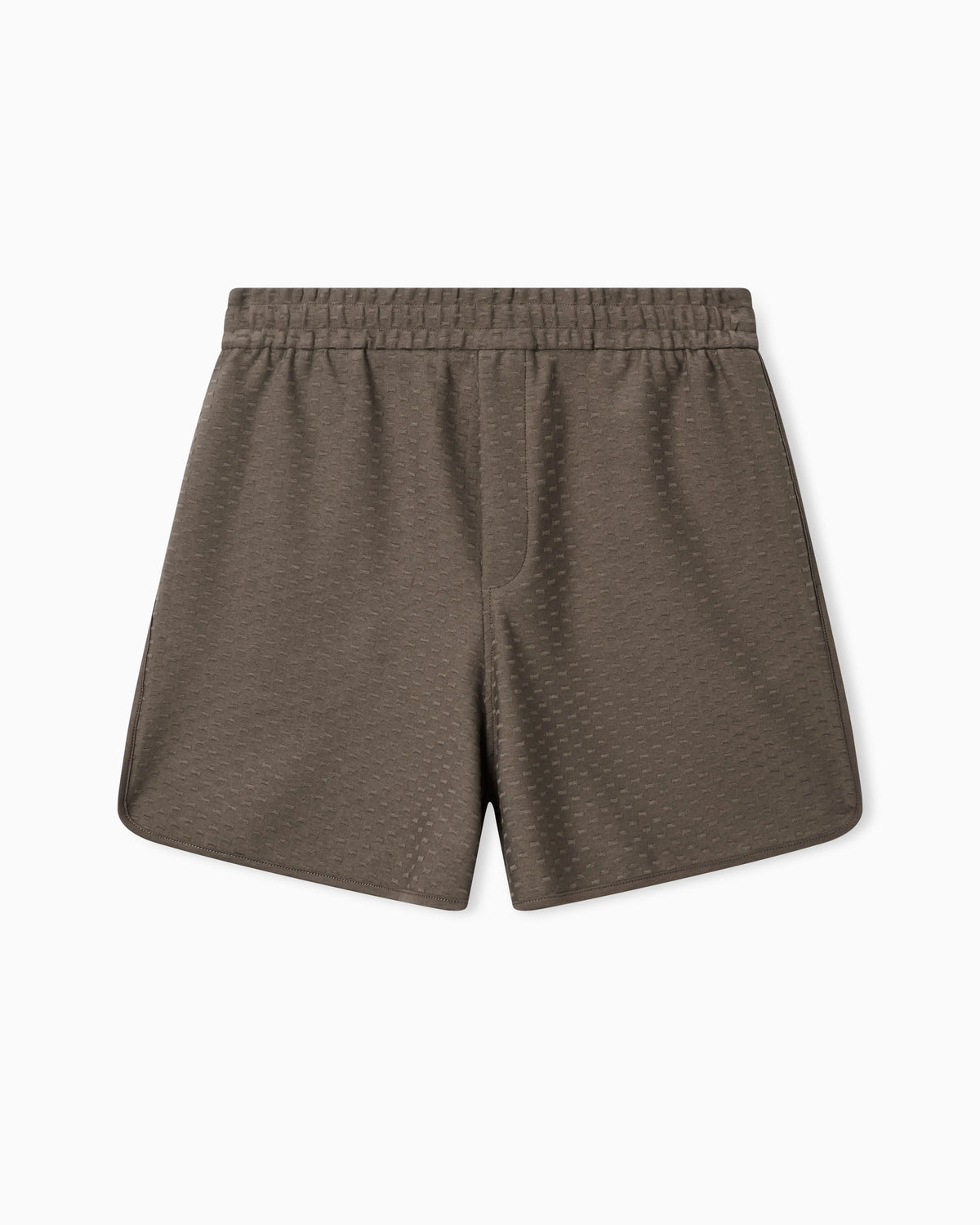 Shorts in all-over micro eagle jacquard jersey