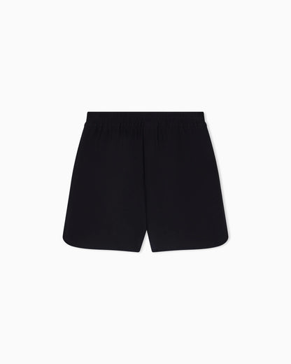 Shorts in all-over micro eagle jacquard jersey