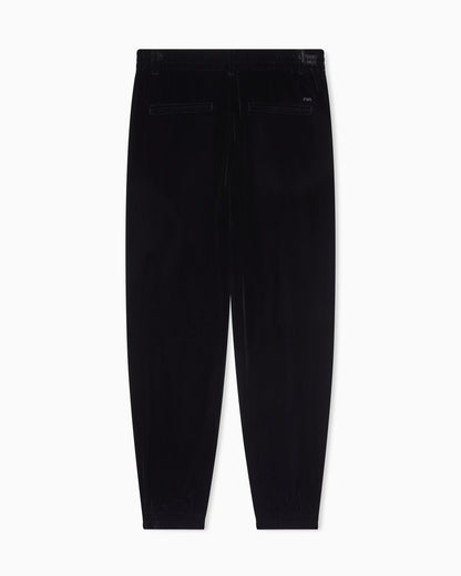 Lunar New Year chenille trousers with ribbing and charm