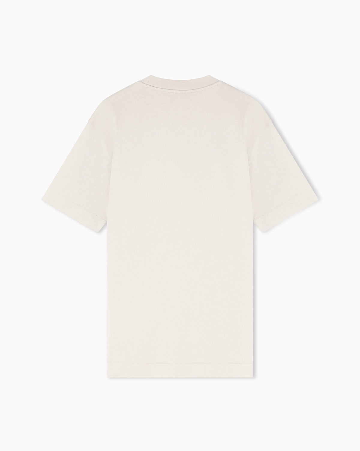 Slim fit T-shirt in heavy jersey with domed eagle