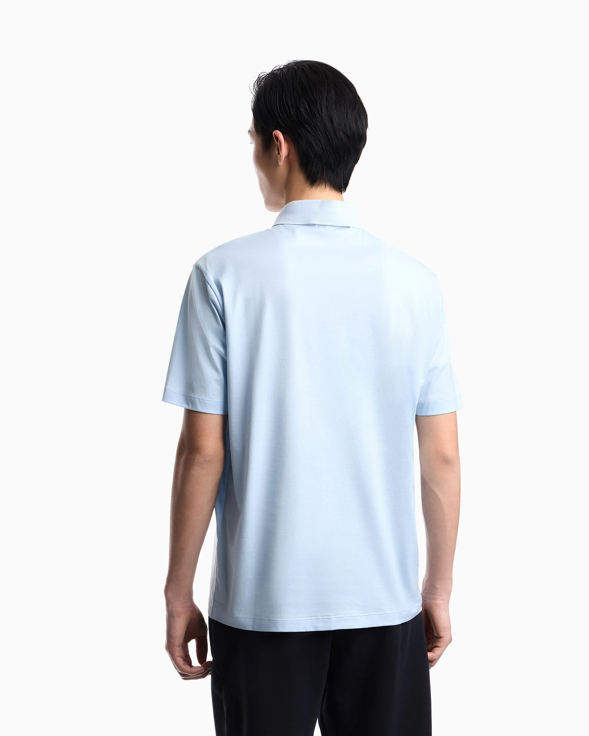 Loose-fit, lightweight jersey polo shirt