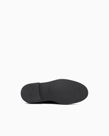 Icon pebbled leather chunky monk straps