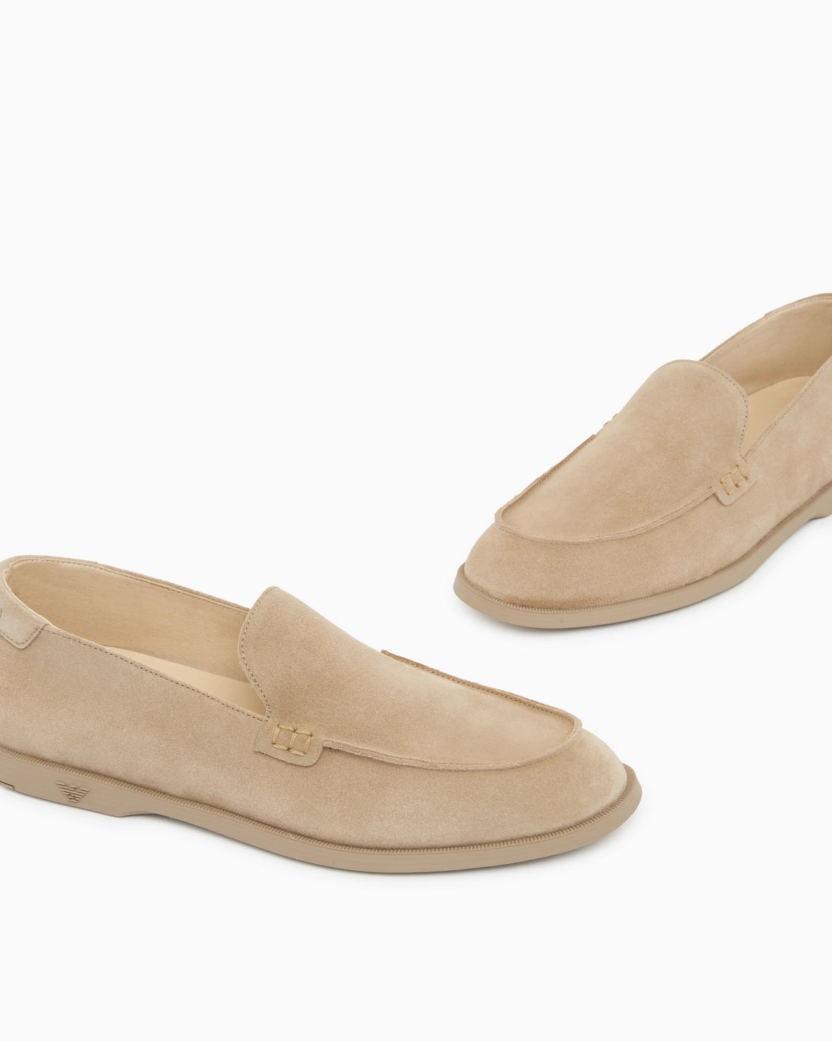Velour suede loafers