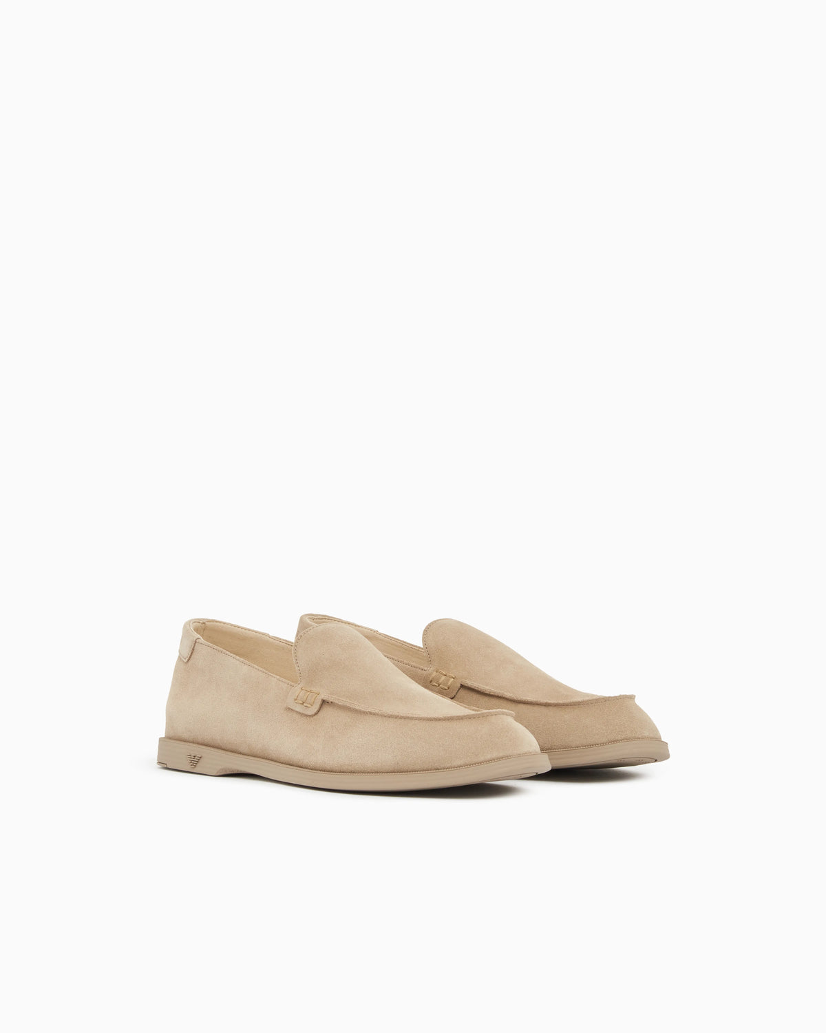 Velour suede loafers