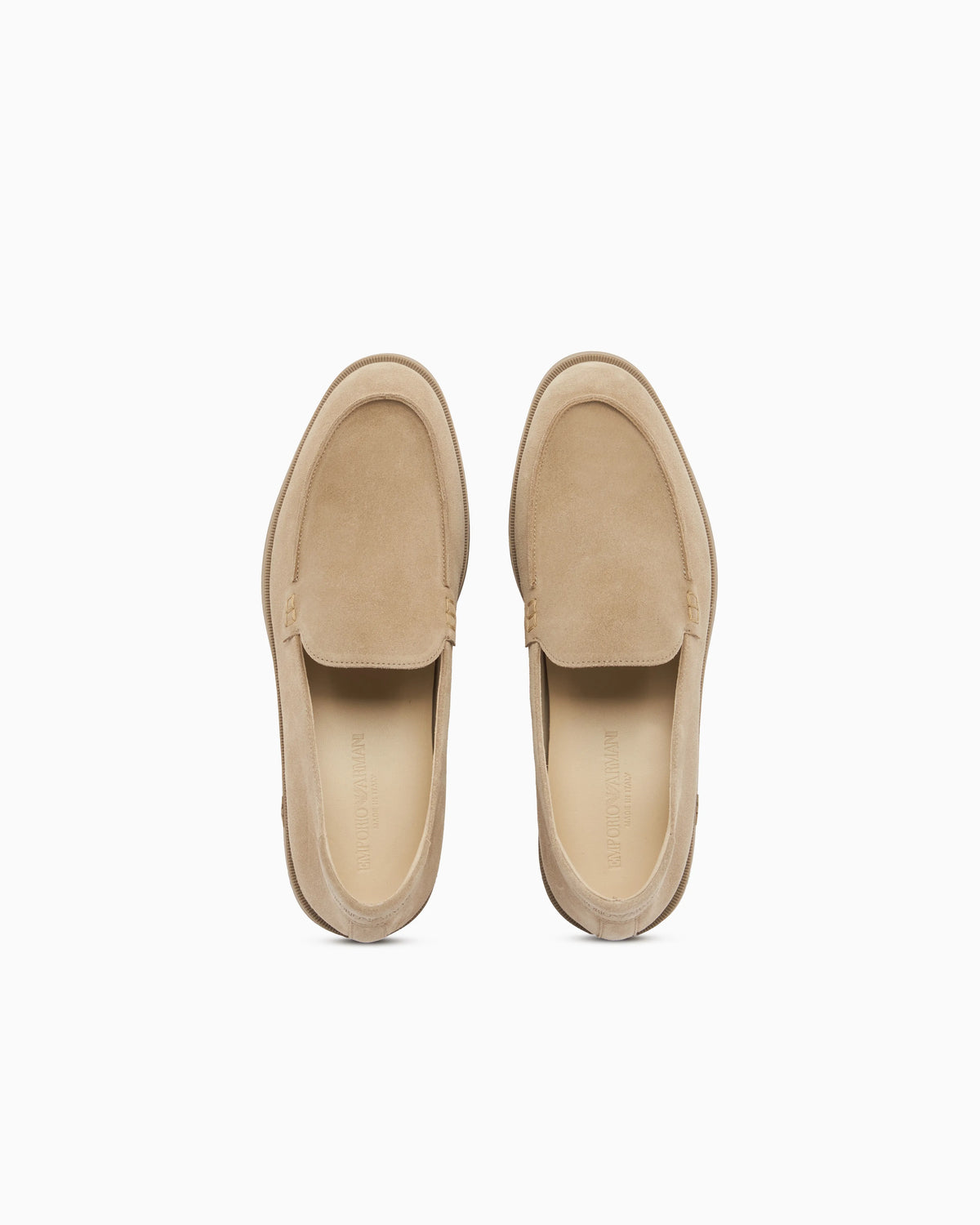 Velour suede loafers