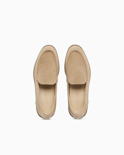 Velour suede loafers