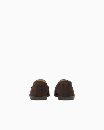 Velour suede loafers
