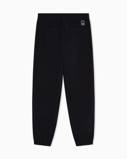 Travel Essential embossed jersey joggers