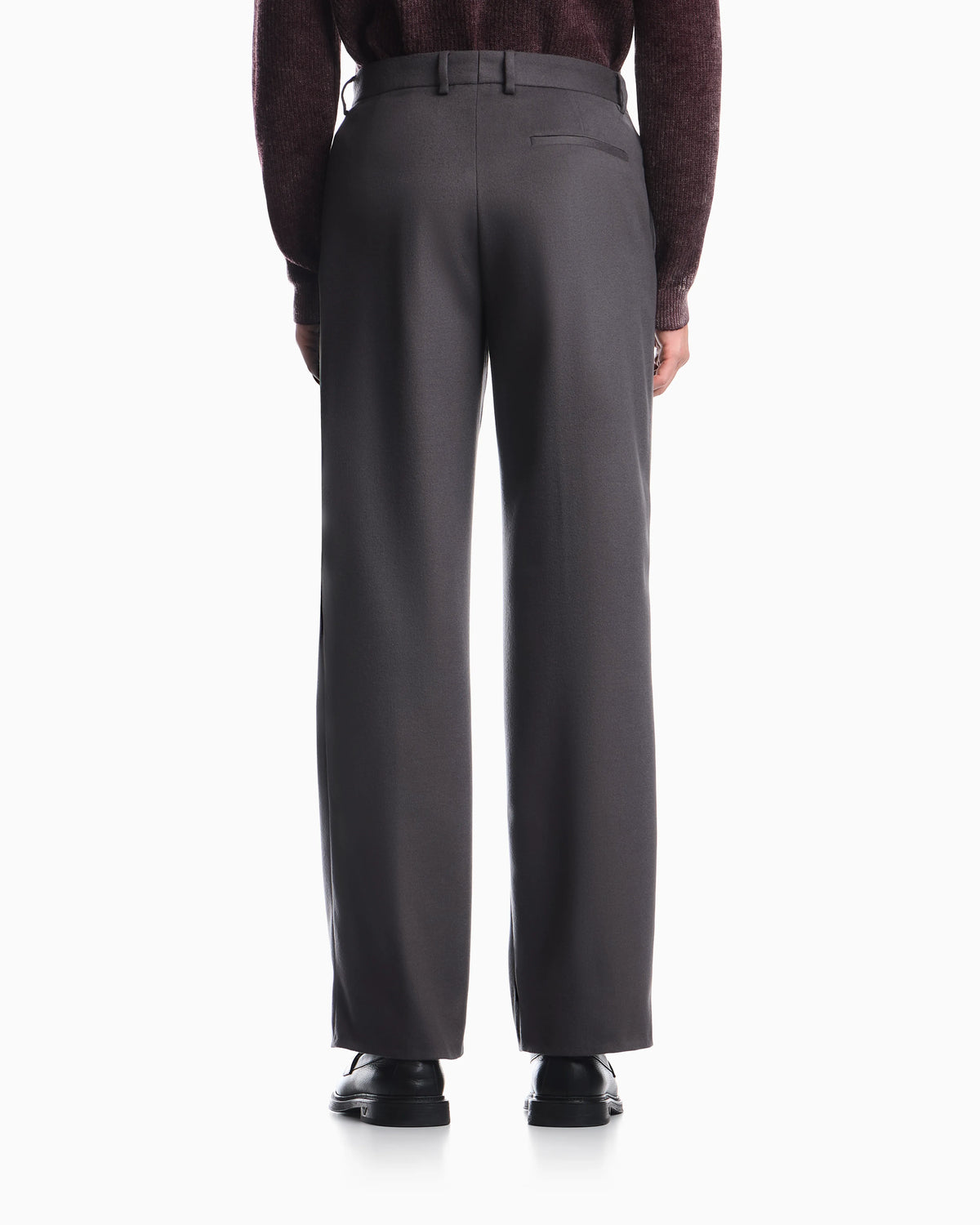 Trousers in virgin wool and cashmere