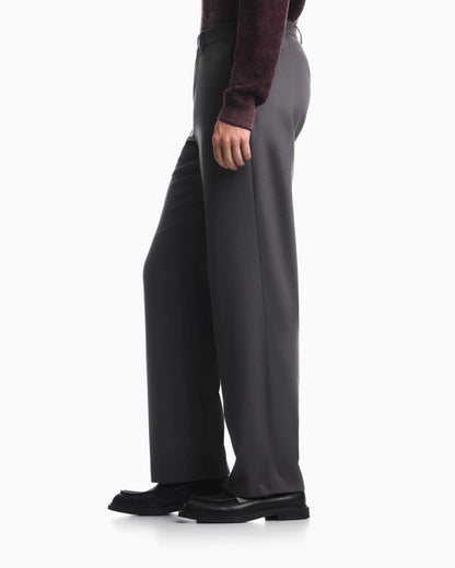 Trousers in virgin wool and cashmere