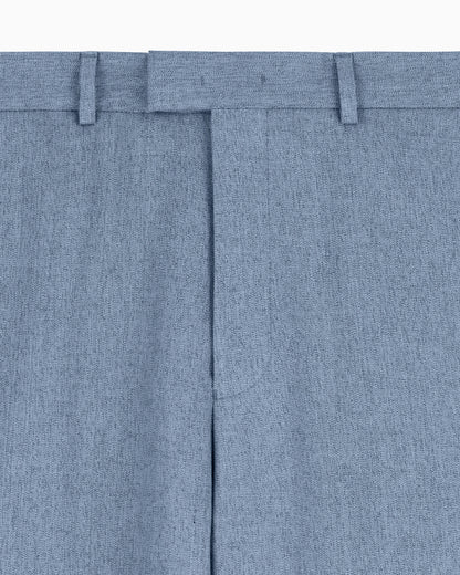 Icon mouliné linen satin trousers