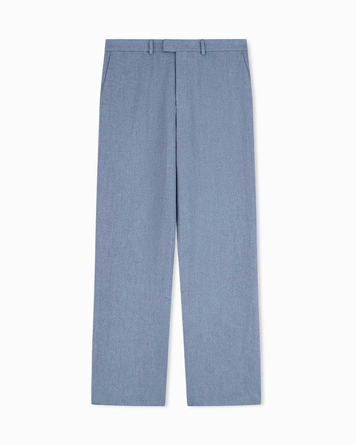 Icon mouliné linen satin trousers
