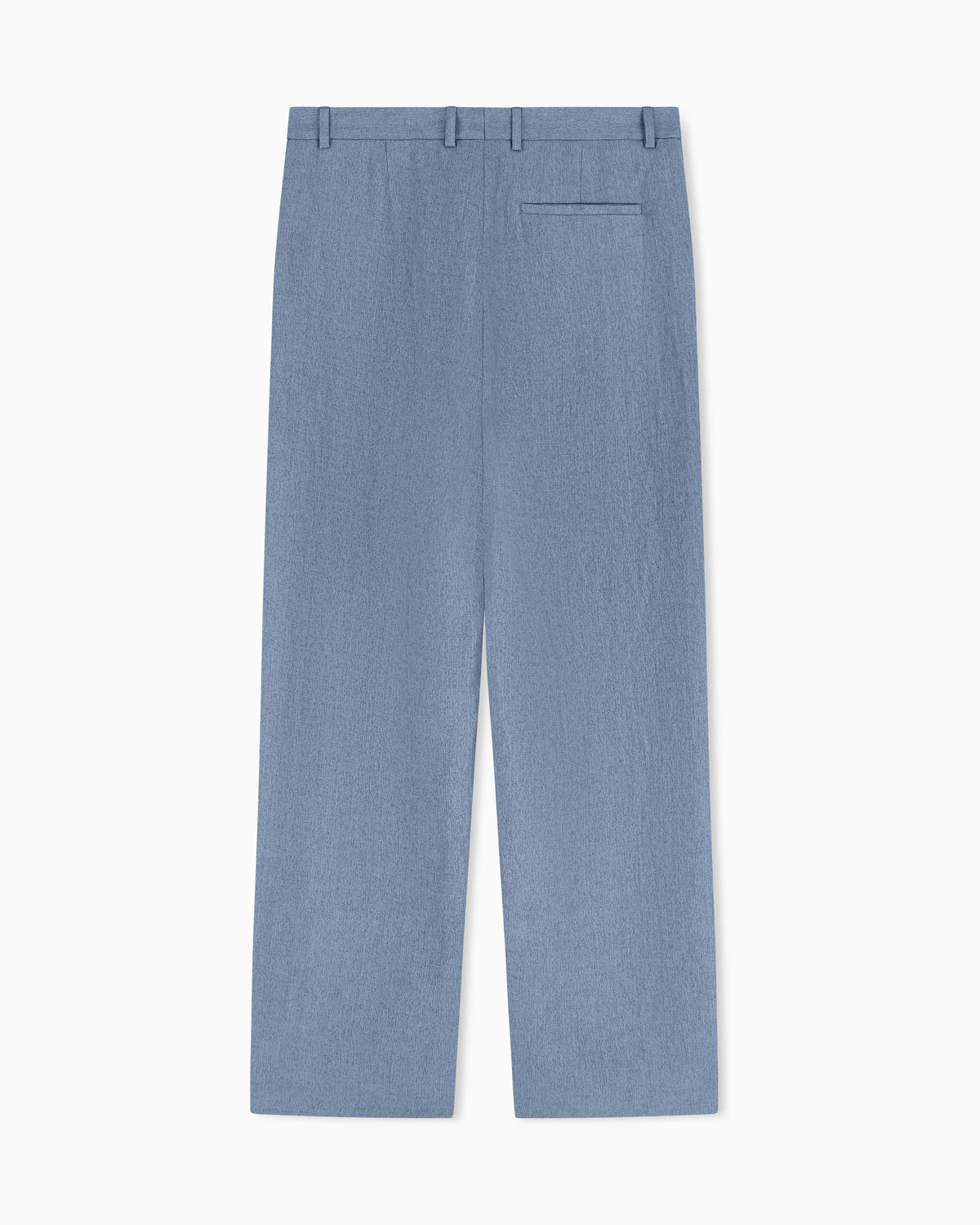 Icon mouliné linen satin trousers