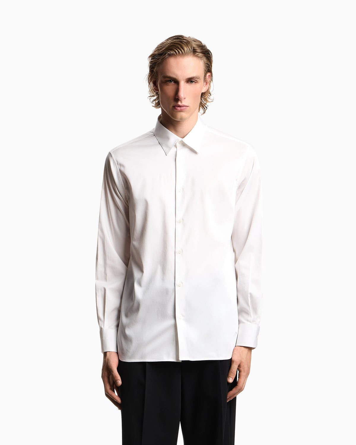 Stretch Pima cotton shirt
