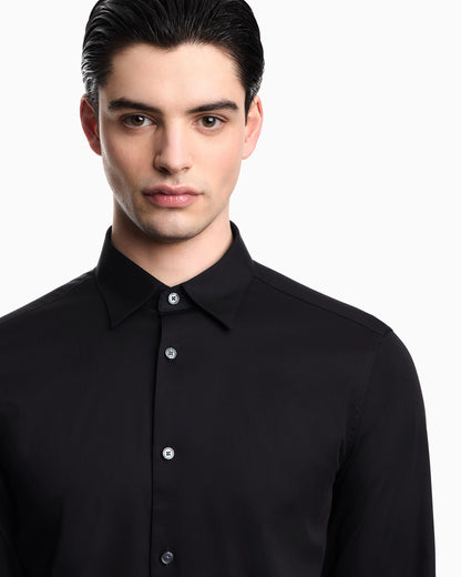 Stretch Pima cotton shirt
