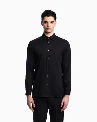Stretch Pima cotton shirt