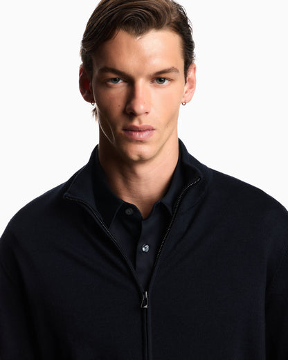 Short-sleeved shirt in stretch Pima cotton