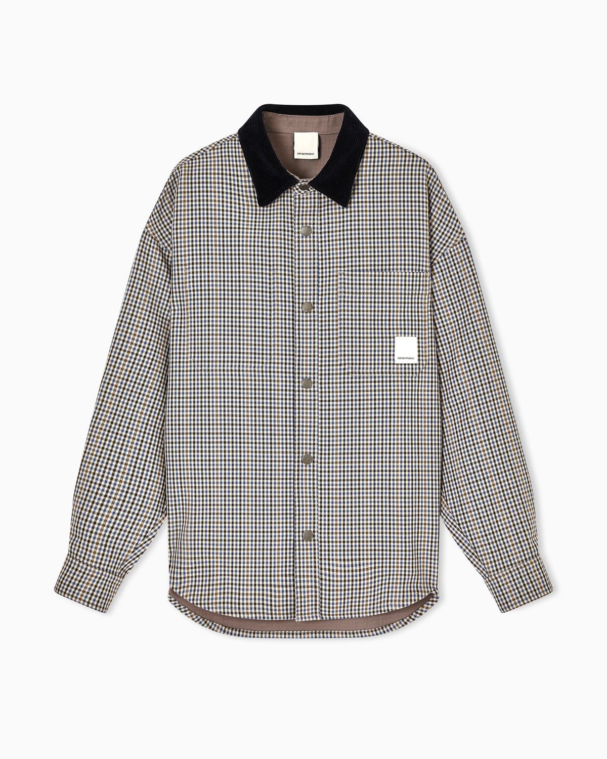 Eagle Club reversible blouson with check motif
