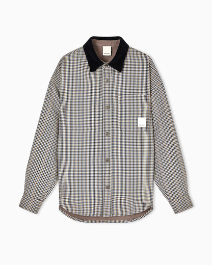 Eagle Club reversible blouson with check motif