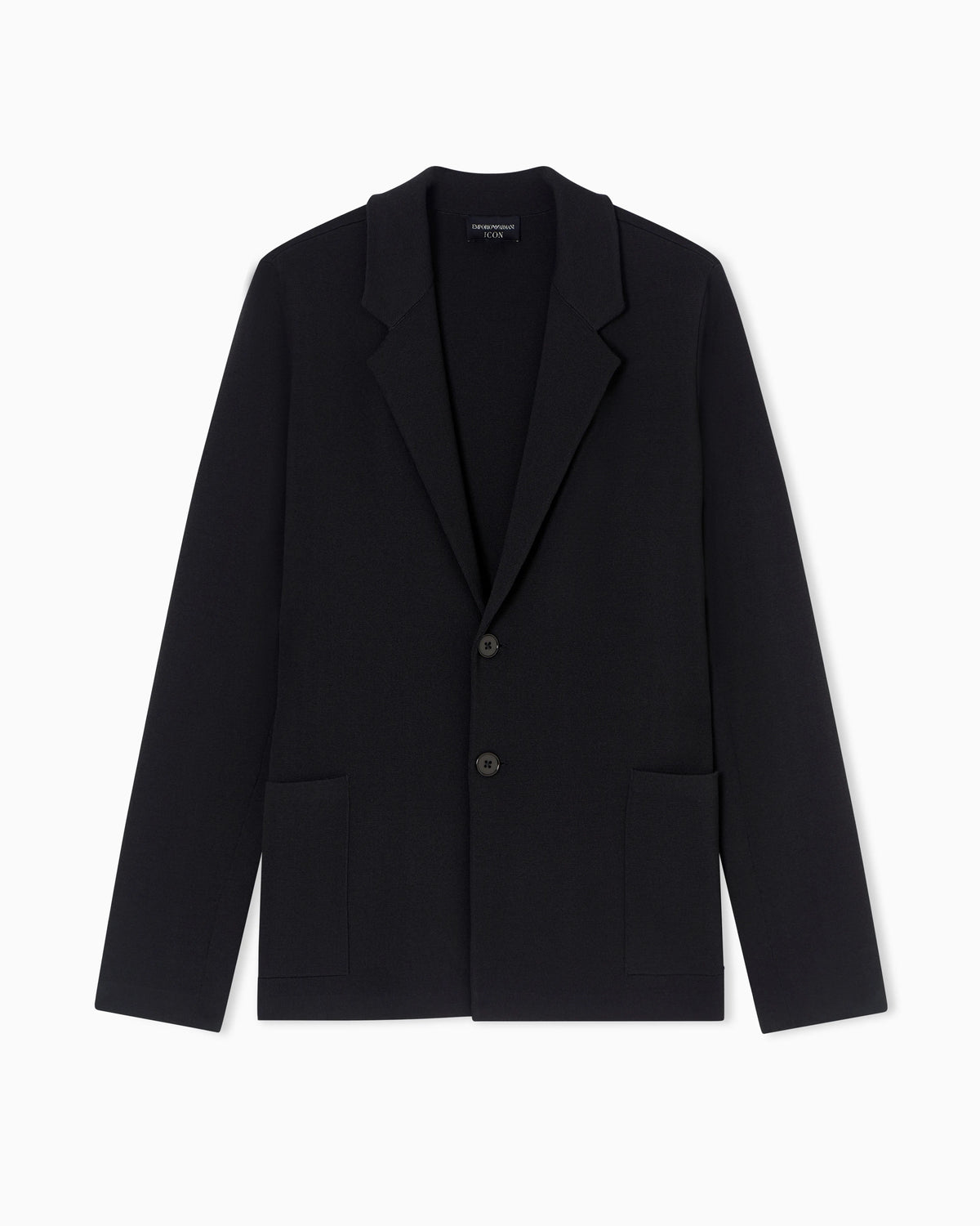 Icon knitted, single-breasted jacket
