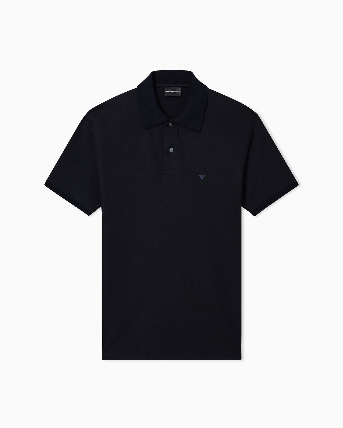 Slim-fit piqué polo shirt