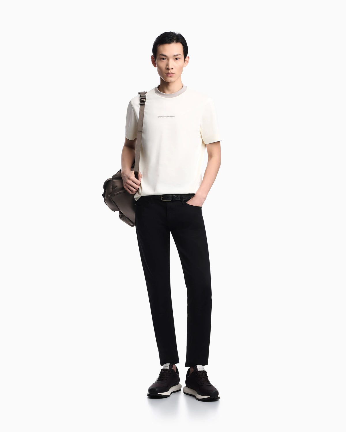 Heavy jersey T-shirt with EA Generation embroidery