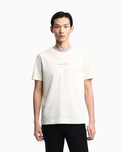 Heavy jersey T-shirt with EA Generation embroidery