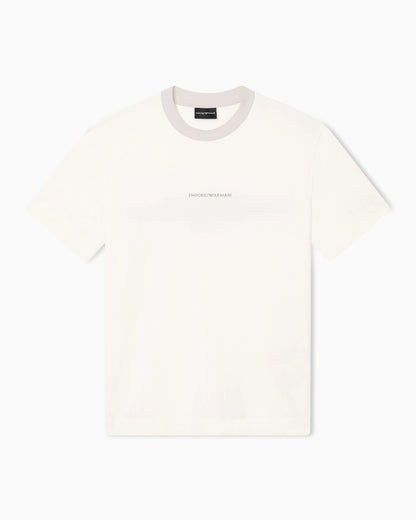 Heavy jersey T-shirt with EA Generation embroidery