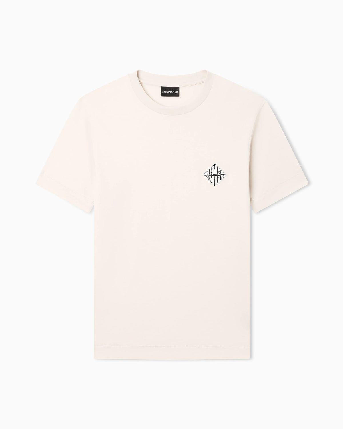 Slim-fit Lyocell-blend jersey T-shirt with logo patch