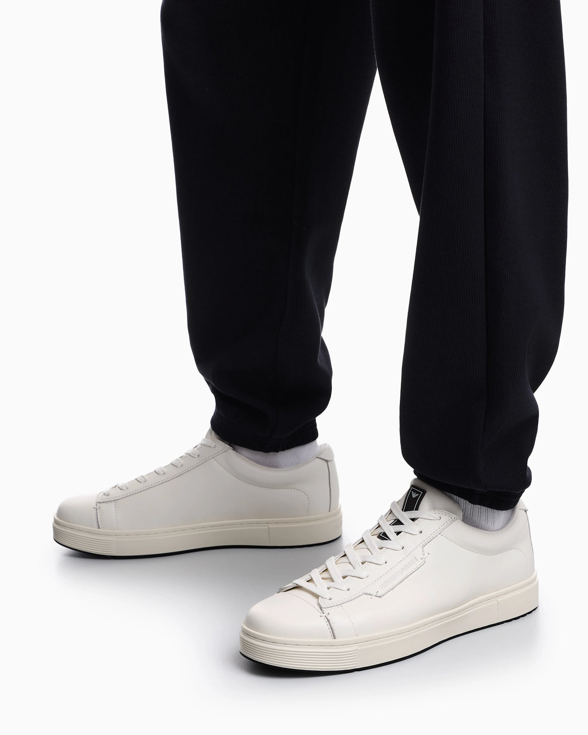 Travel Essentials leather sneakers