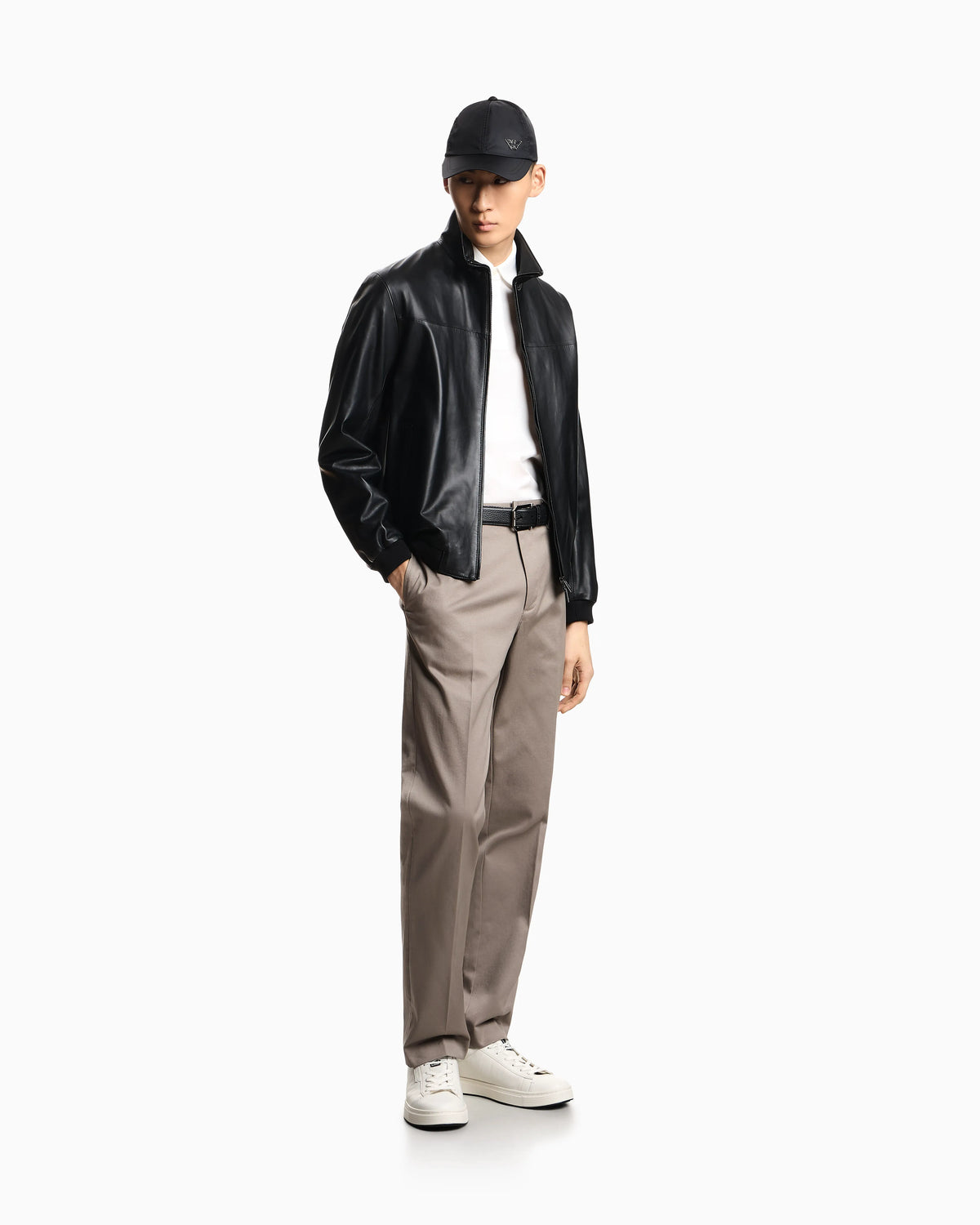 Glove-like nappa lambskin blouson