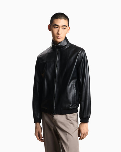 Glove-like nappa lambskin blouson