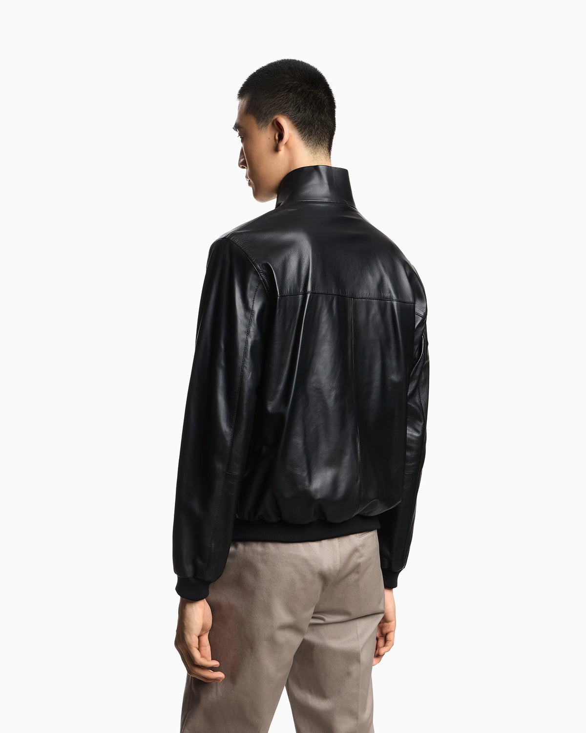 Glove-like nappa lambskin blouson