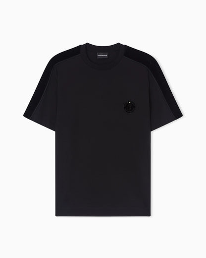 Lunar New Year Lyocell blend jersey T-shirt with patch and tape