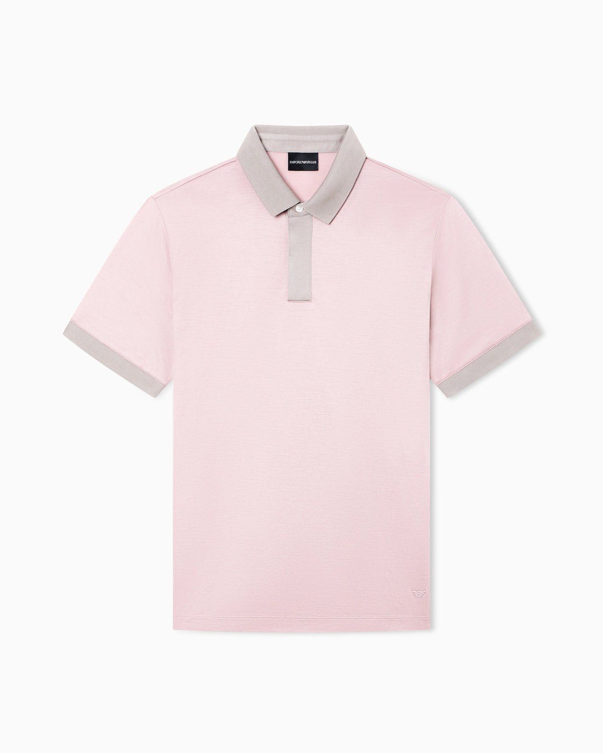 Lyocell-blend jersey polo shirt