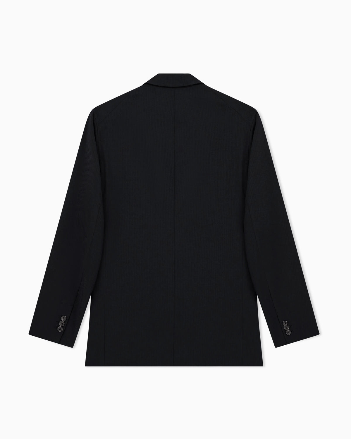 Single-breasted jacket in technical seersucker fabric