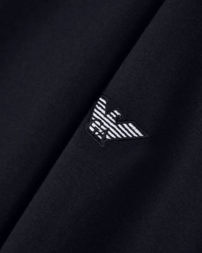 Pima jersey crew-neck jumper