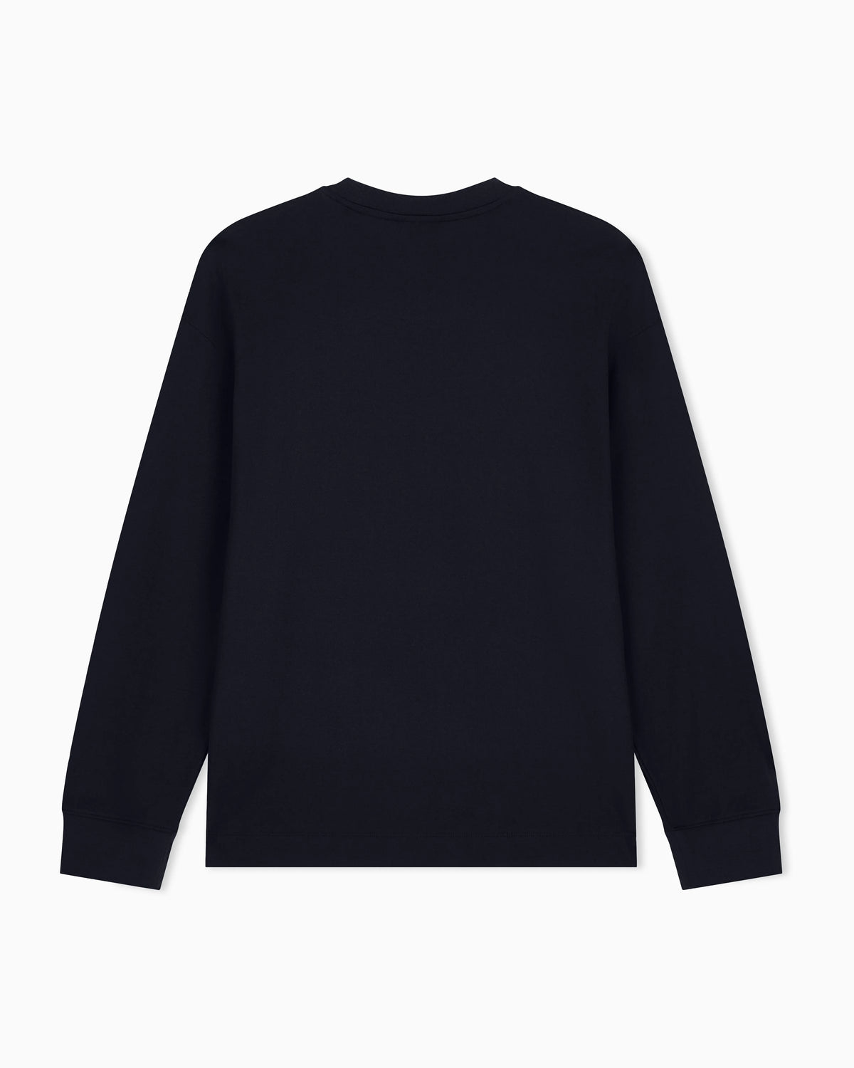 Pima jersey crew-neck jumper