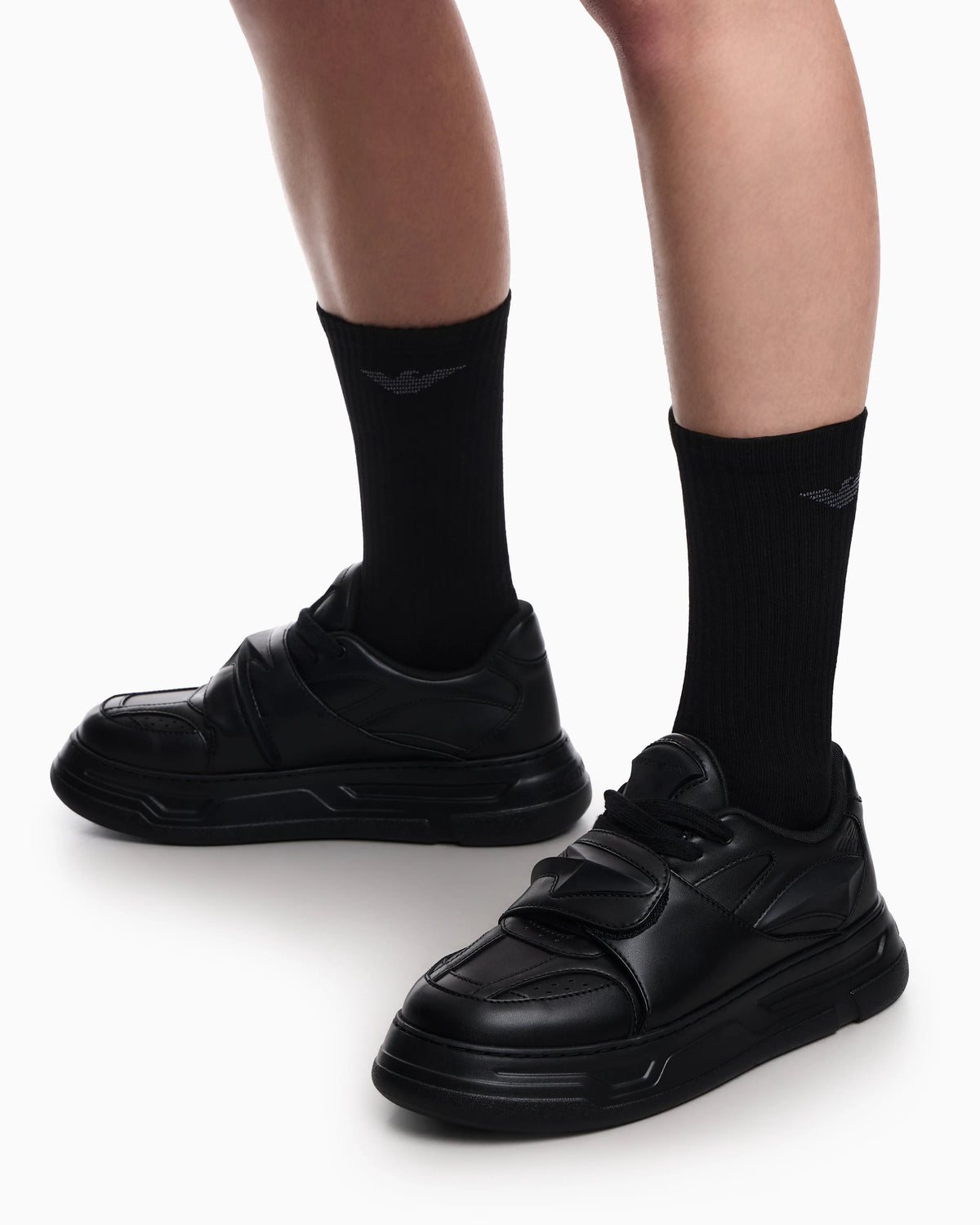 Sneakers with strap