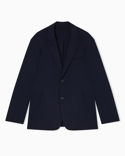 Travel Essential stretch-nylon single-breasted blazer