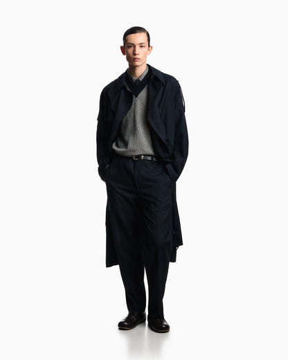 Lyocell-blend jersey shirt with all-over micro-pattern print