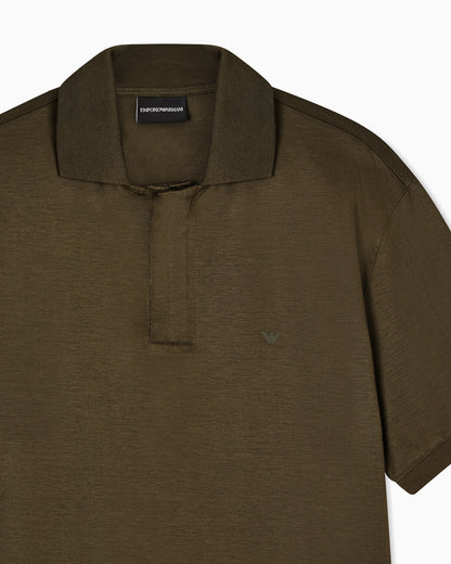Travel Essential Lyocell-blend jersey polo shirt