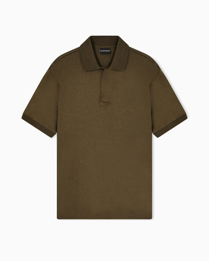 Travel Essential Lyocell-blend jersey polo shirt