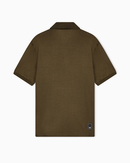 Travel Essential Lyocell-blend jersey polo shirt