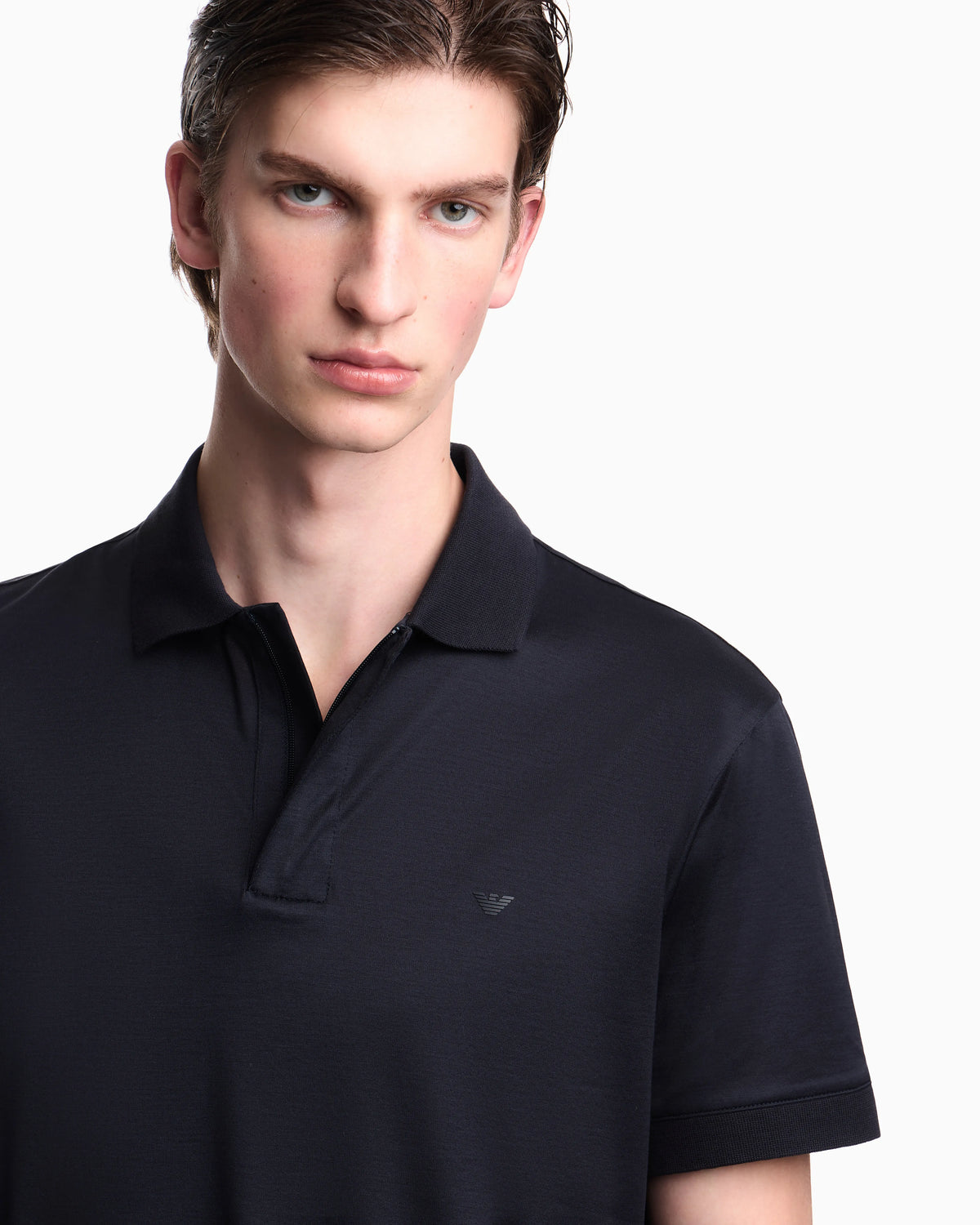 Travel Essential Lyocell-blend jersey polo shirt