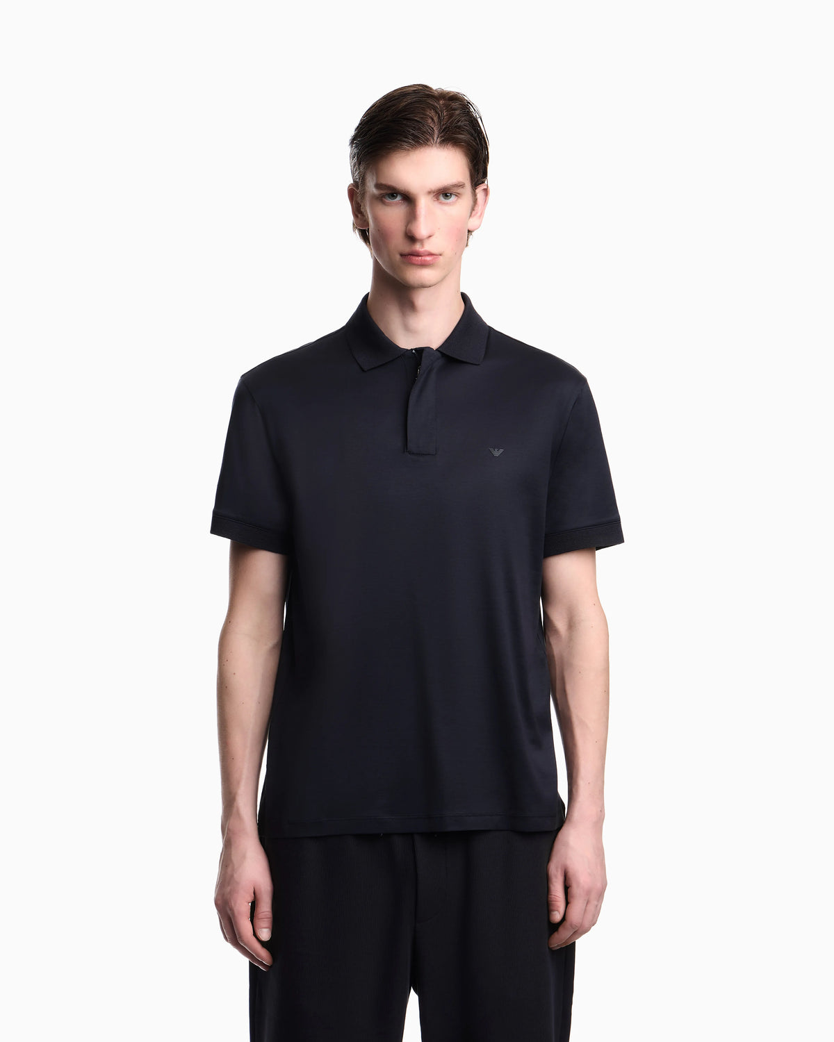 Travel Essential Lyocell-blend jersey polo shirt