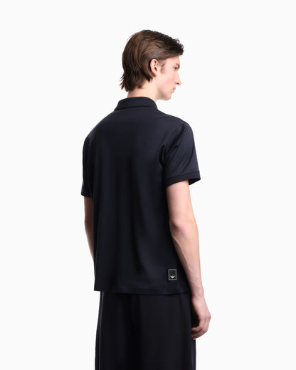 Travel Essential Lyocell-blend jersey polo shirt