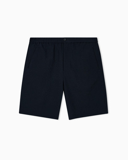 Icon technical seersucker Bermuda shorts