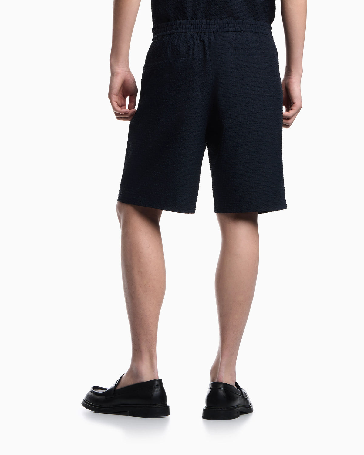 Icon technical seersucker Bermuda shorts