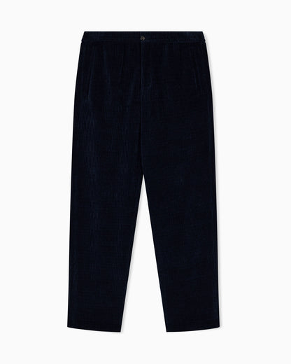 Signature Capsule Collection ribbed chenille trousers